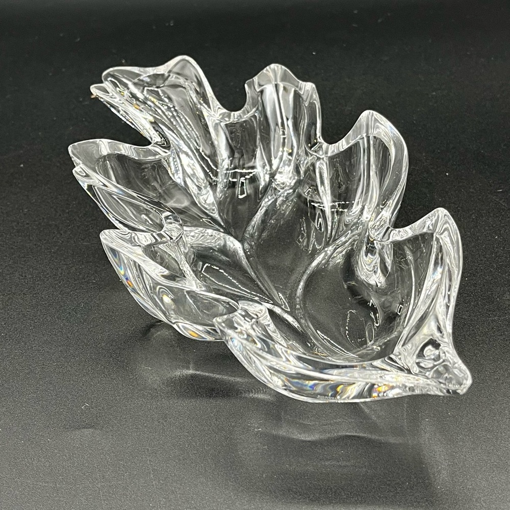 Marquis Waterford Crystal Oak Leaf Dish - Picture 8 of 15